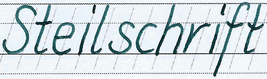 Steilschrift (Handschrift)